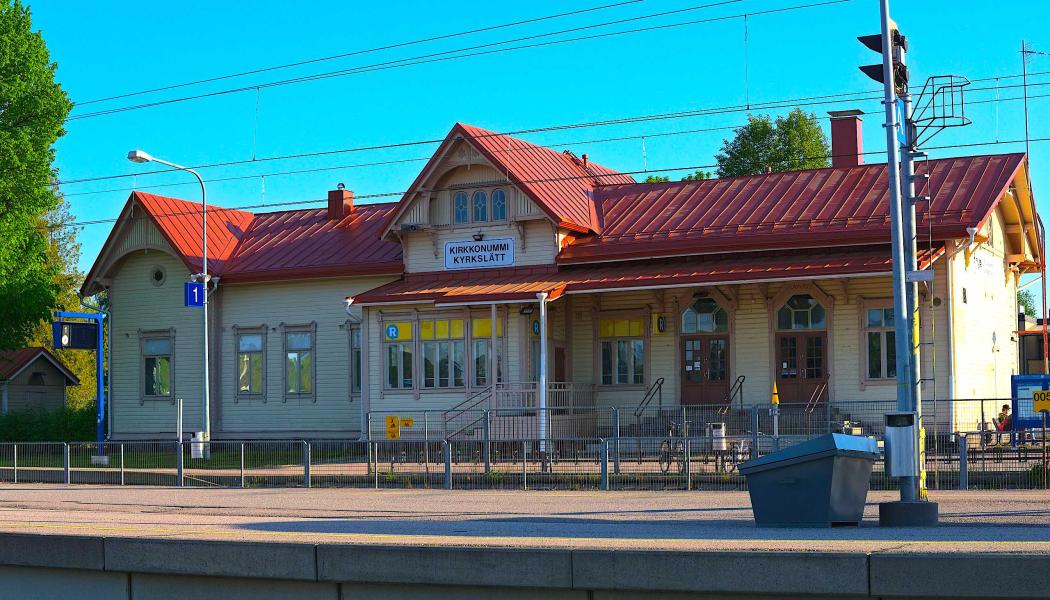 Finländska Kyrkslätts anrika tågstation får en ny ägare 